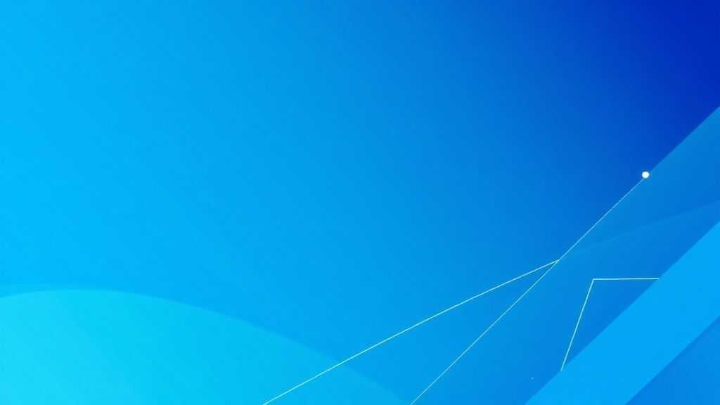 Abstract business concept with geometric shapes, professional blue gradient, clean minimal design, modern corporate illustration